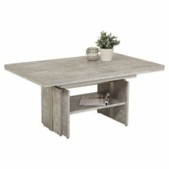 Couchtisch - Betonoptik - Ausziehbar