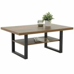 Couchtisch - Oldwood - Schwarz - 105 Cm