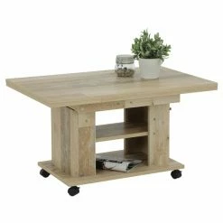 Couchtisch - Artisan Eiche - Ausziehbar - Höhenverstellbar