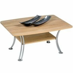 Couchtisch - Sonoma Eiche - Holz-Metall - 92 Cm