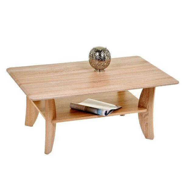 Couchtisch - Sonoma Eiche - Holz - 103 Cm Breit 3 Couchtisch - Sonoma Eiche - Holz - 103 Cm Breit