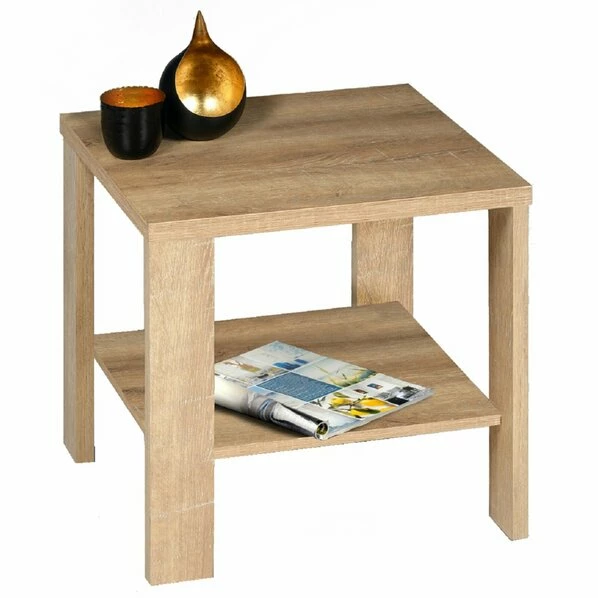 Couchtisch - Wildeiche - Holz - 50 Cm 3 Couchtisch - Wildeiche - Holz - 50 Cm