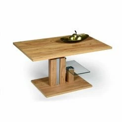 Couchtisch - Goldeiche - Holz - Höhenverstellbar - 107 Cm