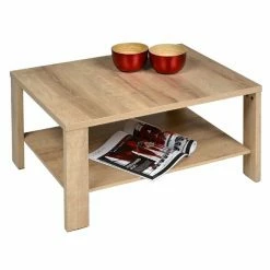 Couchtisch - Wildeiche - Holz - 80 Cm Breit