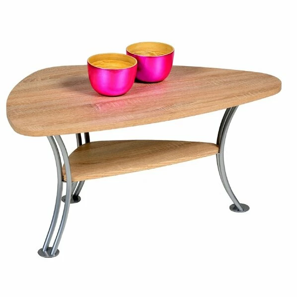 Couchtisch - Sonoma Eiche - Holz-Metall - 91 Cm 3 Couchtisch - Sonoma Eiche - Holz-Metall - 91 Cm