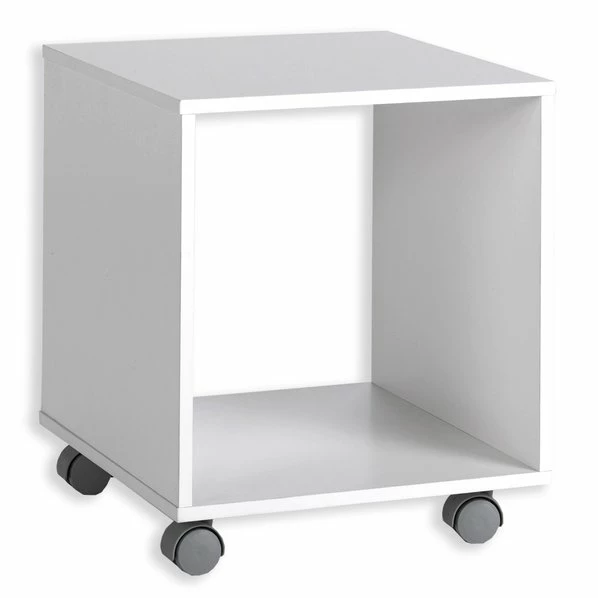 Rollwagen - Weiß - 36 Cm Breit 3 Rollwagen - Weiß - 36 Cm Breit