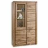 Vitrine - Wildeiche Teilmassiv - 110 Cm
