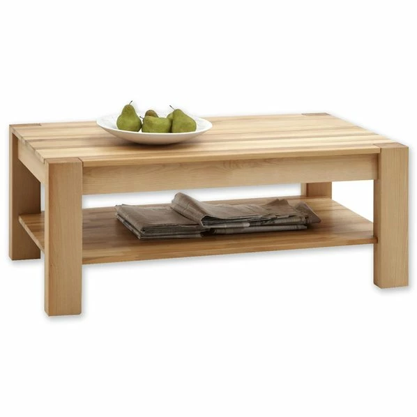 Couchtisch - Kernbuche Massiv - 115x65 Cm 3 Couchtisch - Kernbuche Massiv - 115x65 Cm