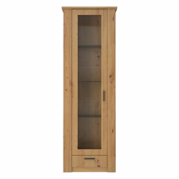Vitrine - Artisan Eiche - 1 Schubkasten 3 Vitrine - Artisan Eiche - 1 Schubkasten