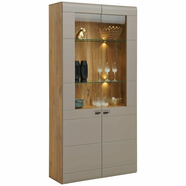 Luca Bessoni Vitrine AURIS - Basalt - Flagstaff Eiche - 100 Cm 3 Luca Bessoni Vitrine AURIS - Basalt - Flagstaff Eiche - 100 Cm