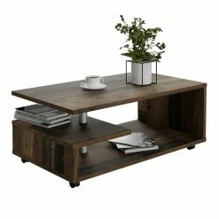 Couchtisch - Old Wood Vintage - Rollbar