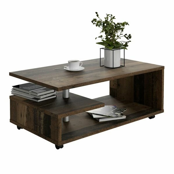 Couchtisch - Old Wood Vintage - Rollbar 3 Couchtisch - Old Wood Vintage - Rollbar