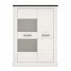 Highboardvitrine - Pinie Weiß-Touchwood - 111 Cm Breit -Luca Bessoni shop 1023069800 1600Wx1600H 598Wx598H