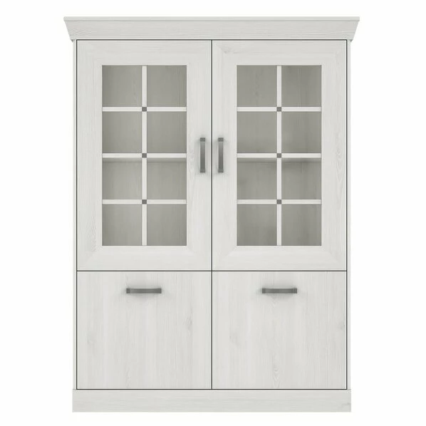 Highboardvitrine - Schneeeiche - 120 Cm 3 Highboardvitrine - Schneeeiche - 120 Cm
