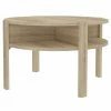 Couchtisch - Sonoma Eiche - Rund - Ø 75 Cm -Luca Bessoni shop 1023075201 1600Wx1600H 598Wx598H