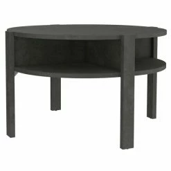 Couchtisch - Dunkelgrau - Rund - Ø 75 Cm