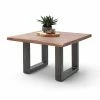 Couchtisch CARTAGENA - Akazie Walnuss-antikgrau - U-Gestell - 75x75 Cm -Luca Bessoni shop 1189001600 1600Wx1600H 598Wx598H