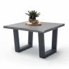 Couchtisch CARTAGENA - Akazie Grau-anthrazit - Trapez-Gestell - 75x75 Cm -Luca Bessoni shop 1189002200 1600Wx1600H 598Wx598H