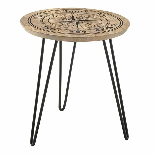 Beistelltisch - Mango Massivholz - Schwarz - 46 Cm 3 Beistelltisch - Mango Massivholz - Schwarz - 46 Cm