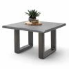 Couchtisch CARTAGENA - Akazie Grau-antikgrau - U-Gestell - 75x75 Cm -Luca Bessoni shop 1189005000 1600Wx1600H 598Wx598H