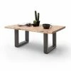 Couchtisch CARTAGENA - Akazie Natur-antikgrau - U-Gestell - 110x70 Cm -Luca Bessoni shop 1189008300 1600Wx1600H 598Wx598H