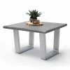 Couchtisch CARTAGENA - Akazie Grau-Edelstahl - Trapez-Gestell - 75x75 Cm 2 Couchtisch CARTAGENA - Akazie Grau-Edelstahl - Trapez-Gestell - 75x75 Cm -Luca Bessoni shop 1189010800 1600Wx1600H 598Wx598H