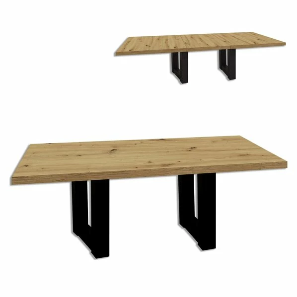 Couchtisch - Asteiche - Ausziehbar 3 Couchtisch - Asteiche - Ausziehbar