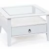 Couchtisch PROVENCE - Weiß - Mit Schublade Und Glasplatte -Luca Bessoni shop 9002927000 1600Wx1600H 598Wx598H