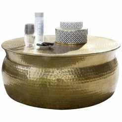 Loungetisch - Gold - Aluminium