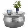 Couchtisch - Silber - Aluminium 2 Couchtisch - Silber - Aluminium -Luca Bessoni shop 9003289700 1600Wx1600H 598Wx598H