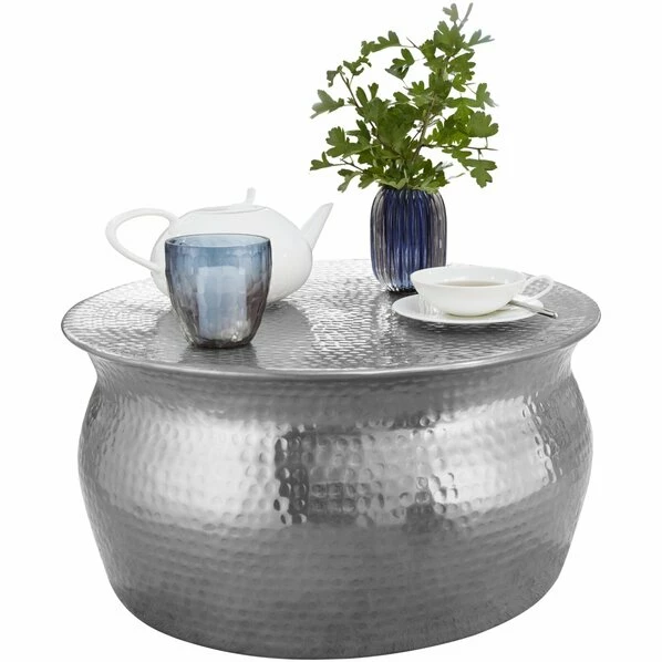 Couchtisch - Silber - Aluminium 3 Couchtisch - Silber - Aluminium