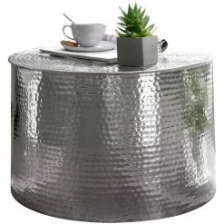 Loungetisch - Silberfarben - Aluminium