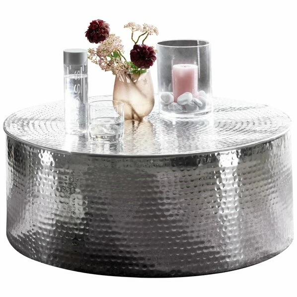 Couchtisch - Silber - Aluminium - 75 Cm Breit 3 Couchtisch - Silber - Aluminium - 75 Cm Breit
