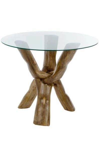 Couchtisch SHARIKA - Braun - Holz-Glas 3 Couchtisch SHARIKA - Braun - Holz-Glas
