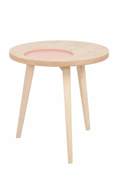 Beistelltisch ADDISON - Esche-rosa - 50 Cm 3 Beistelltisch ADDISON - Esche-rosa - 50 Cm
