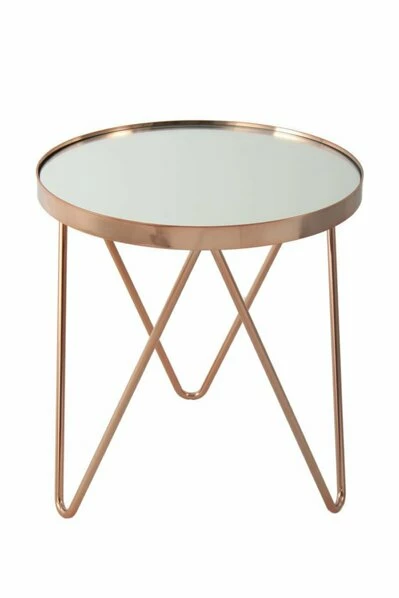 Beistelltisch BONNIE - Rosefarben - Mit Spiegel 3 Beistelltisch BONNIE - Rosefarben - Mit Spiegel