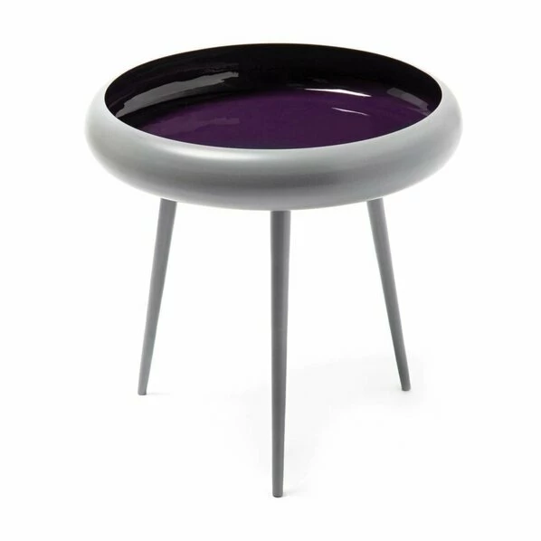 Beistelltisch COAST - Grau-pflaume - Metall 3 Beistelltisch COAST - Grau-pflaume - Metall