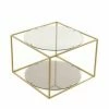 Beistelltisch CODY - Grau-gold - 50x50 Cm 1 Beistelltisch CODY - Grau-gold - 50x50 Cm -Luca Bessoni shop 9003788500 1600Wx1600H 598Wx598H