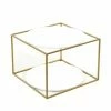 Beistelltisch CODY - Weiß-gold - 50x50 Cm -Luca Bessoni shop 9003789400 1600Wx1600H 598Wx598H