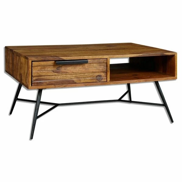 Couchtisch - Sheesham Massiv - 87 Cm 3 Couchtisch - Sheesham Massiv - 87 Cm