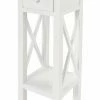 Beistelltisch MERIDIAN - Weiß - Mit 1 Schublade 1 Beistelltisch MERIDIAN - Weiß - Mit 1 Schublade -Luca Bessoni shop 9003914200 1600Wx1600H 598Wx598H