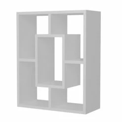 Beistelltisch - Weiß - Mit Ablagefächer - 51,4 Cm Breit