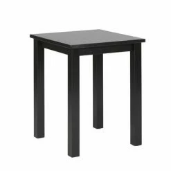 Beistelltisch HILTWIN - Schwarz - Kiefer Massiv - 45 Cm