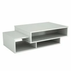 Couchtisch - Weiß - Mit Ablage