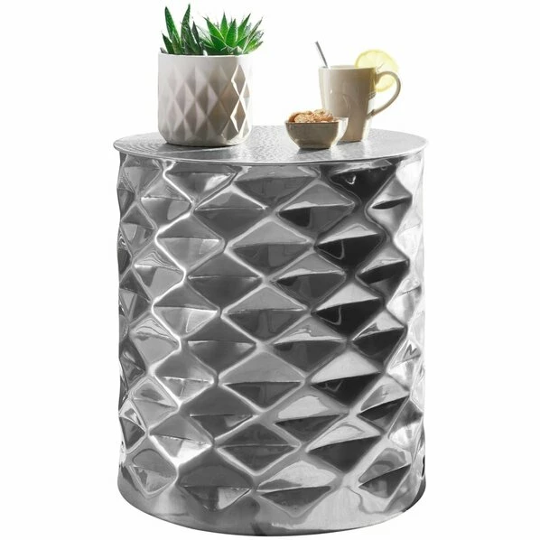 Beistelltisch - Silber - 43,5 Cm 3 Beistelltisch - Silber - 43,5 Cm