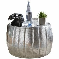 Couchtisch - Silber - 60 Cm