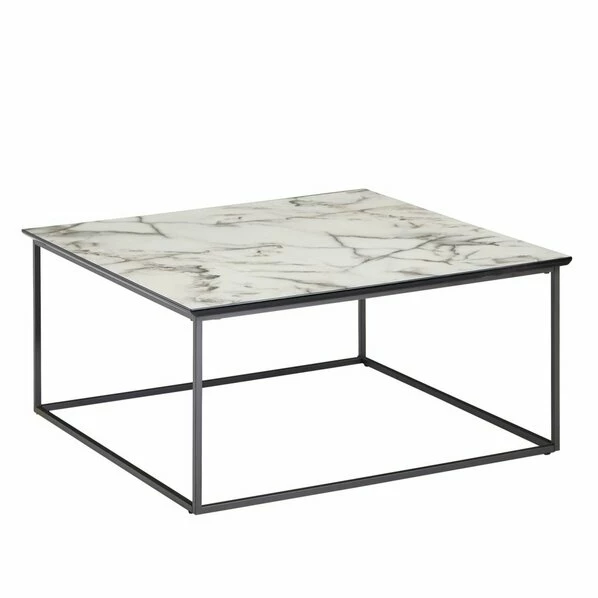 Couchtisch - Weiß-schwarz - 80 Cm 3 Couchtisch - Weiß-schwarz - 80 Cm