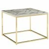 Couchtisch - Marmor-gold - 60 Cm