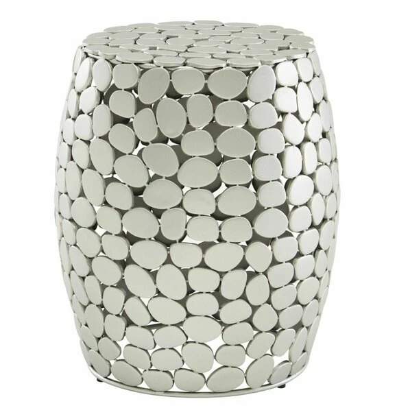 Beistelltisch - Silber - Ø 40 Cm 3 Beistelltisch - Silber - Ø 40 Cm