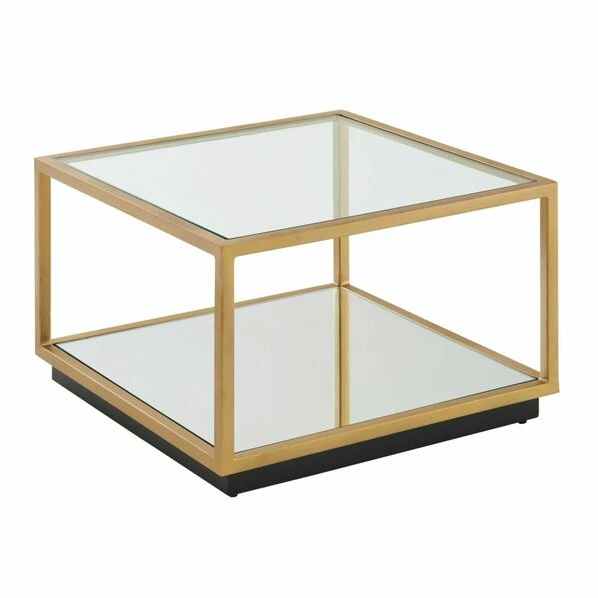 Couchtisch - Gold - Glas - 55 Cm 3 Couchtisch - Gold - Glas - 55 Cm